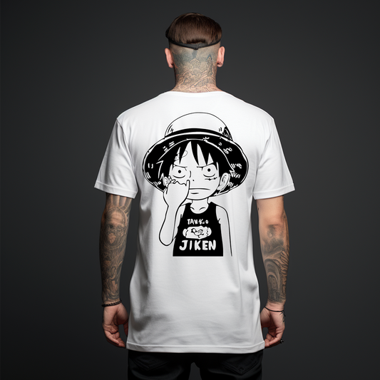 Camiseta Oversize Luffy One Piece – Diseño Exclusivo para Fans del Anime