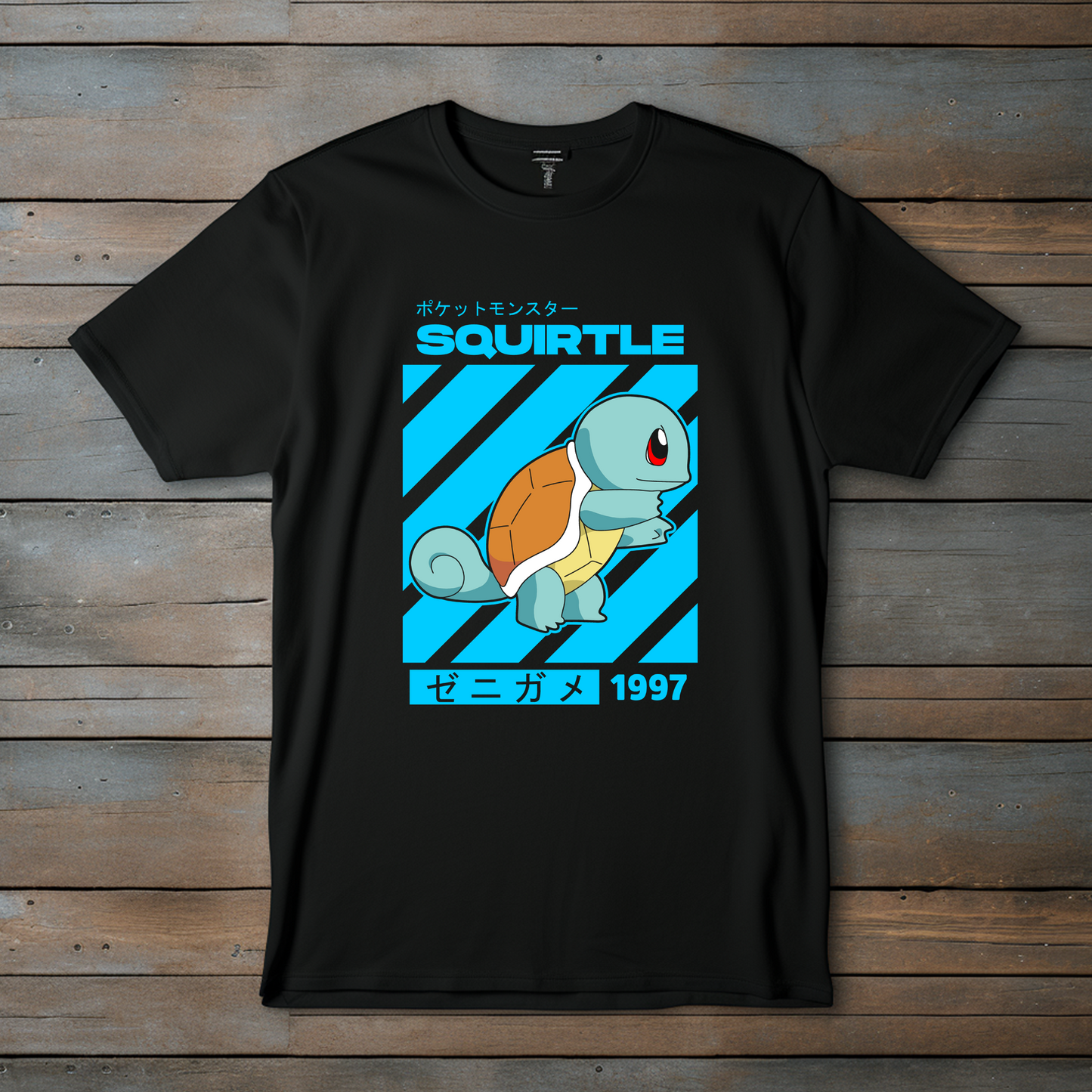 Camiseta Esencial - Squirtle Neo Tokyo