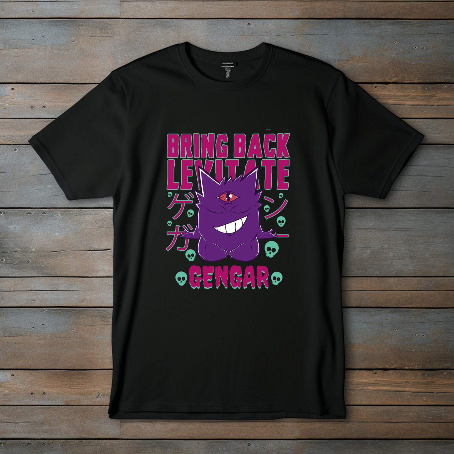 Camiseta Esencial - Gengar Bring Back Levitate