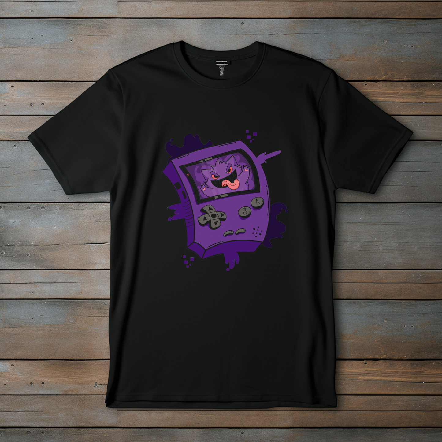 Camiseta Esencial - Snorlax Gameboy Pixel Drip: Relájate con Estilo Retro