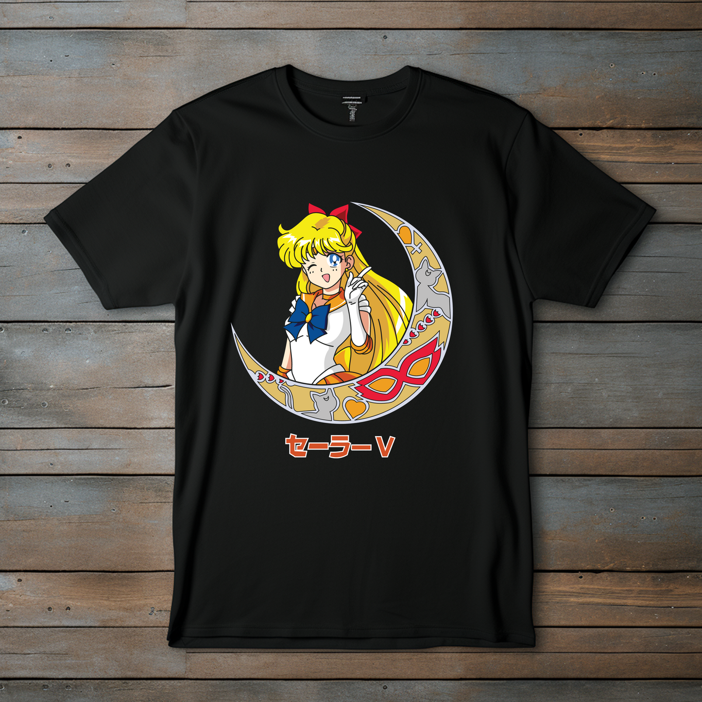 Camiseta Sailor V – Homenaje a la Heroína Original