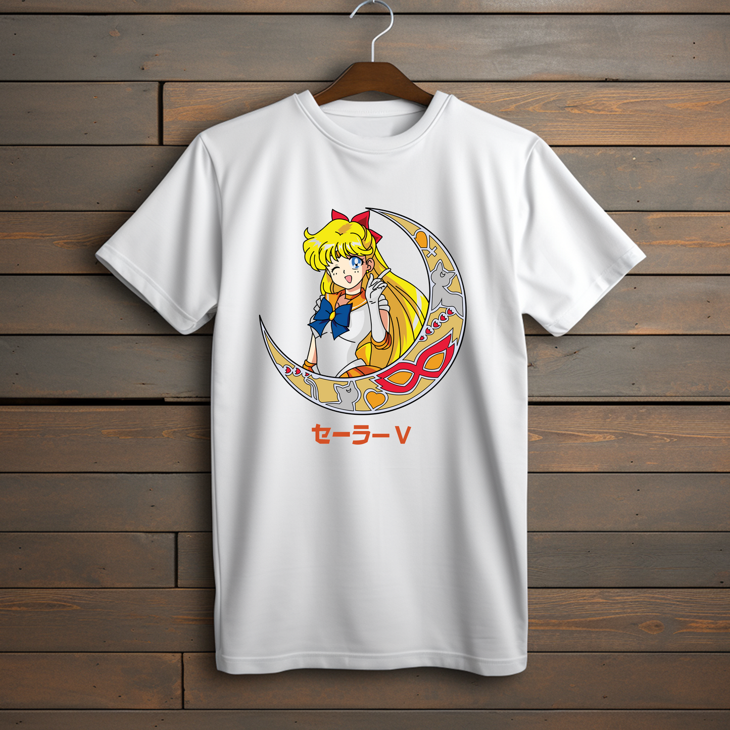 Camiseta Sailor V – Homenaje a la Heroína Original