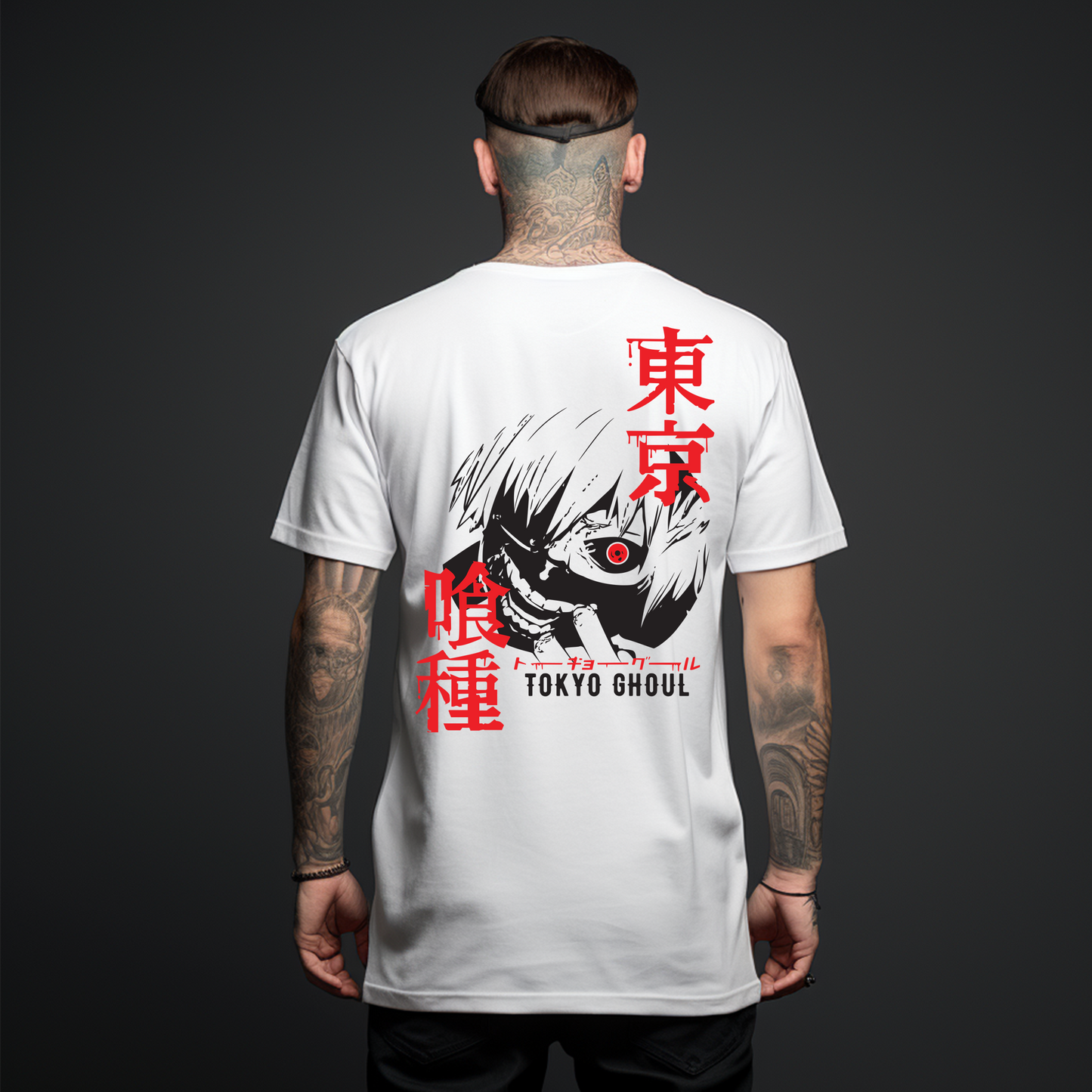 Camiseta Oversize Tokyo Ghoul – Kaneki