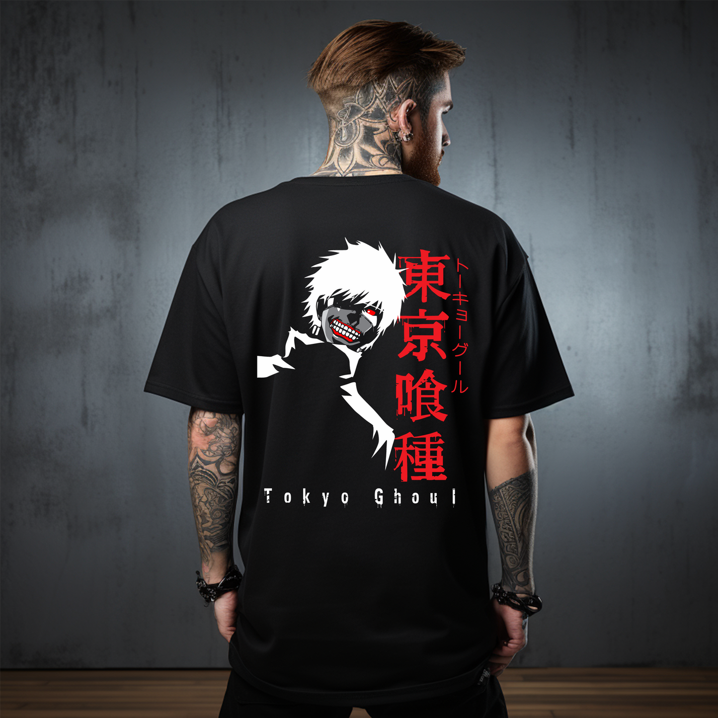 Camiseta Oversize Tokyo Ghoul– Kaneki Oscuro