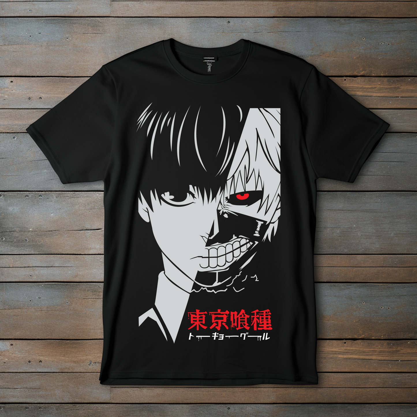 Camiseta Esencial Kaneki – Tokyo Ghoul