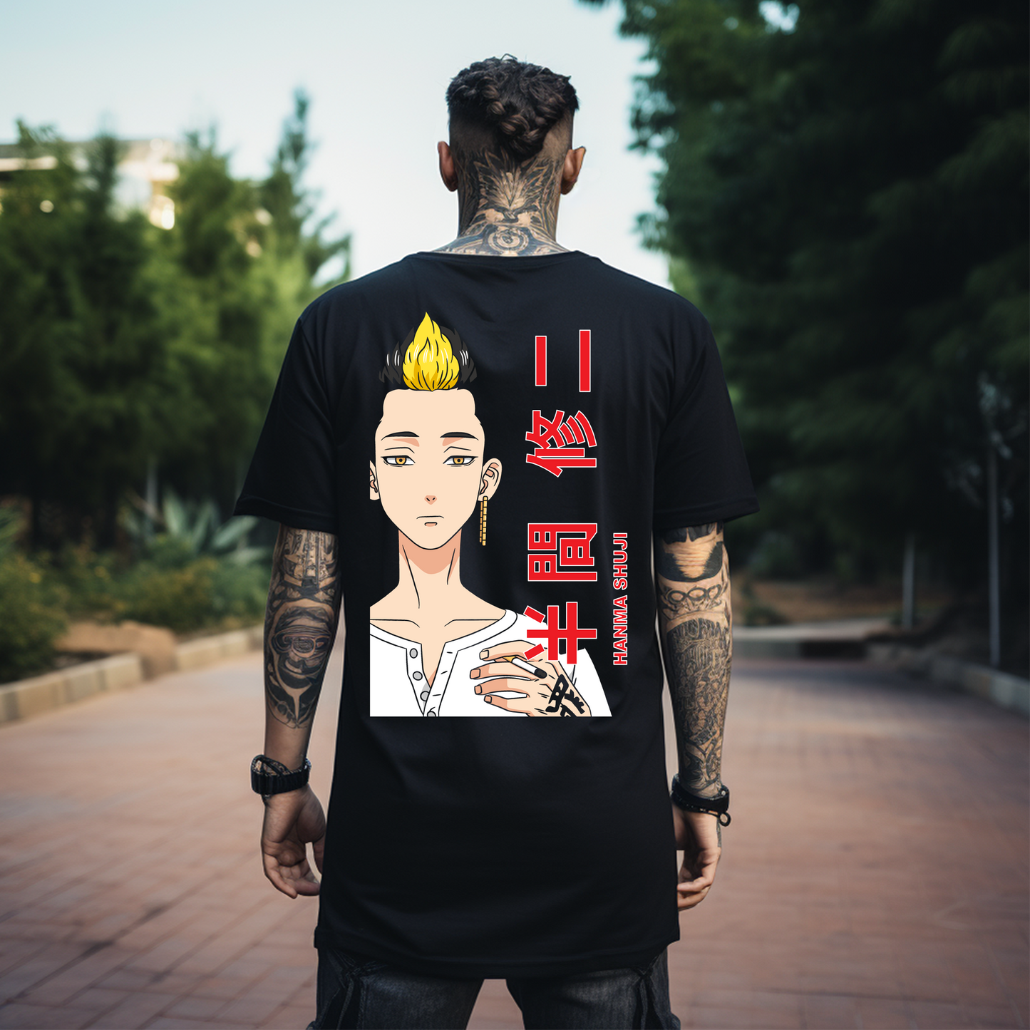 Camiseta Oversize Tokyo Revengers – Hanma Shuji Edición Limitada