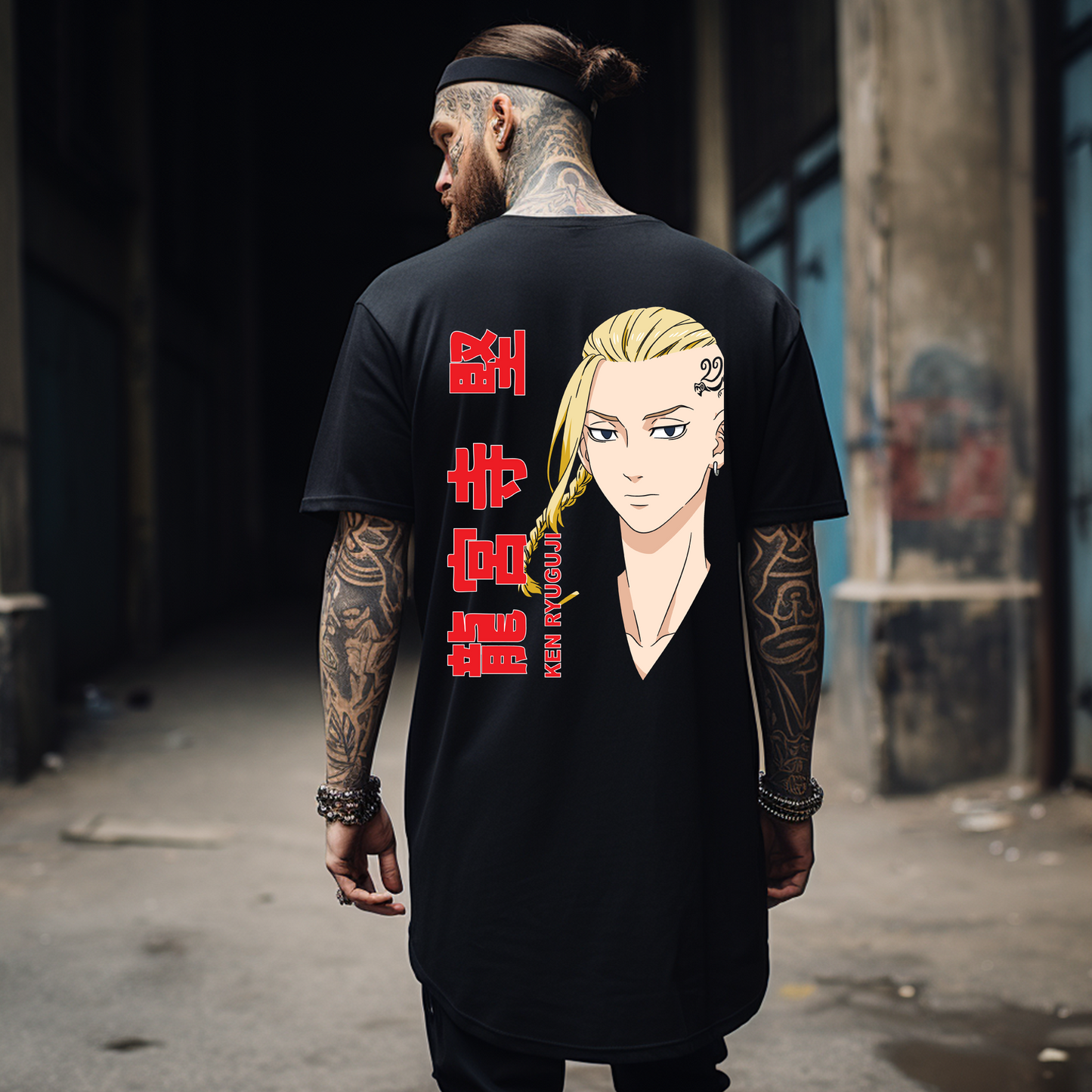 Camiseta Oversize Tokyo Revengers – Draken Edición Limitada