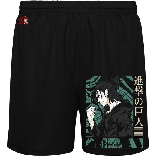Bañador Negro Eren Jaeger Final Season - Shingeki no Kyojin | Ropa Anime Streetwear
