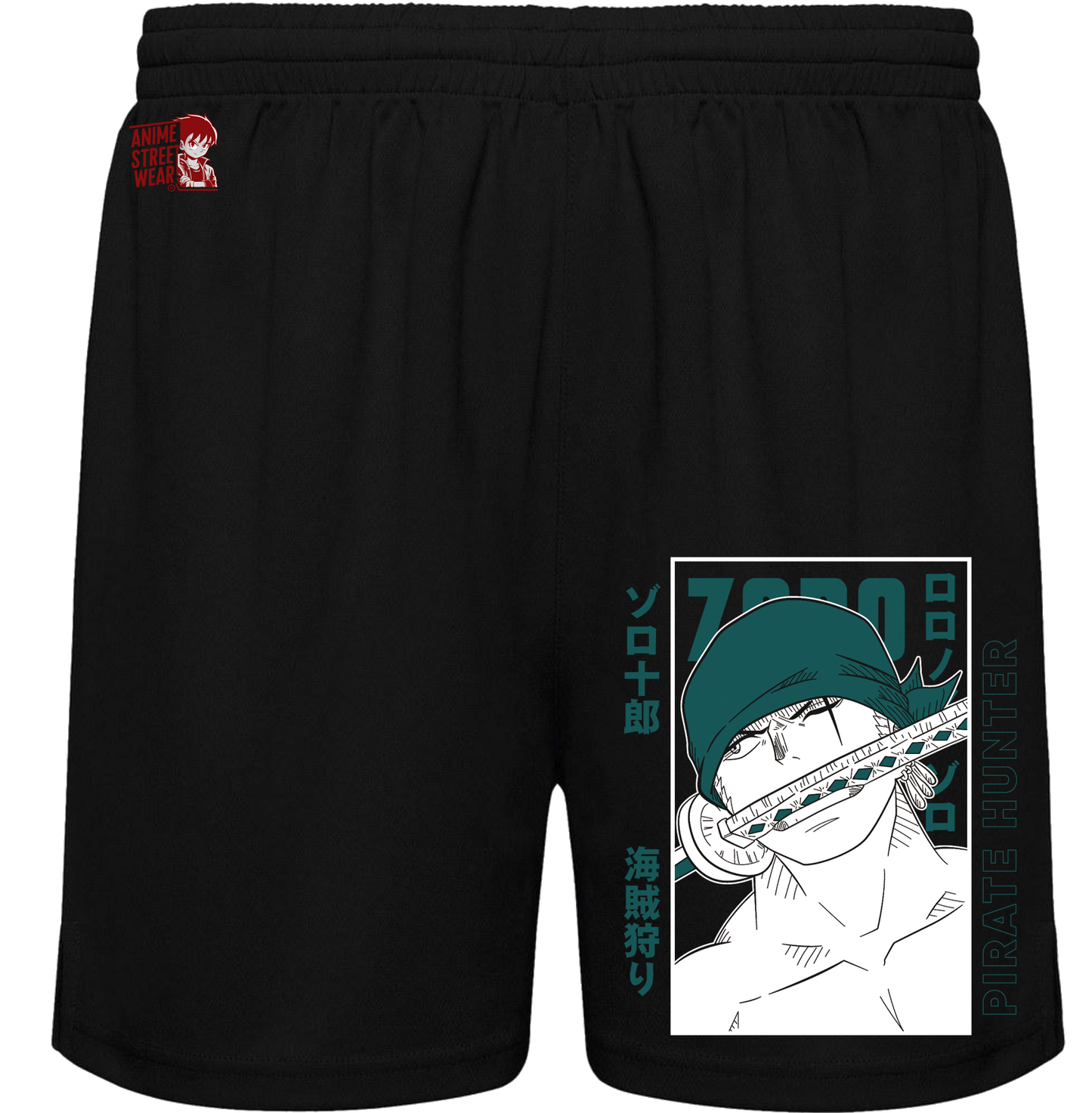 Bañador One Piece Zoro Green | Bañador Anime Cazador de Piratas