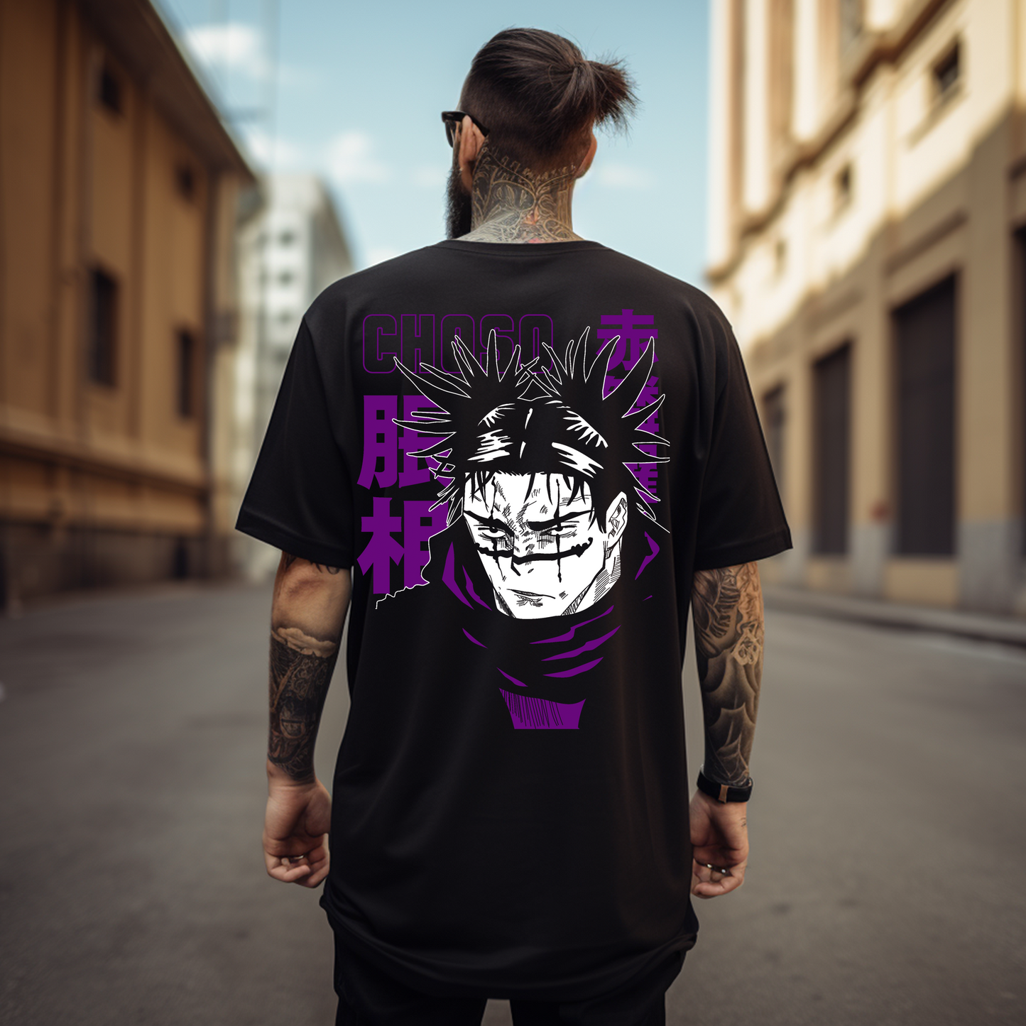 Camiseta Oversize Choso – El Heredero de la Sangre Maldita