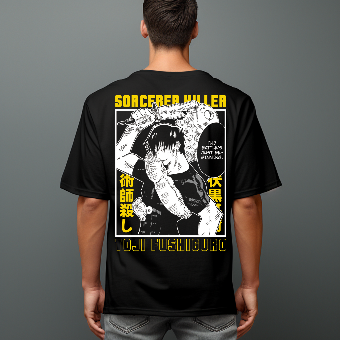 Camiseta Oversize Toji Fushiguro – Sorcerer Killer