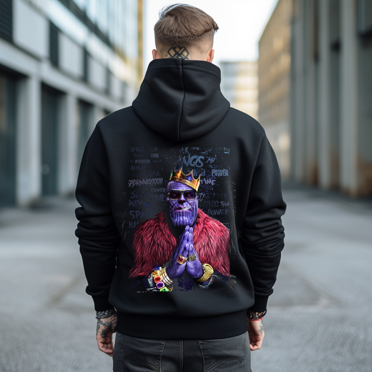 Sudadera "King of Power" – Thanos en su máximo esplendor